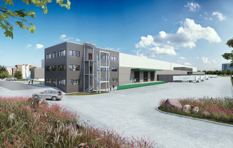 So wird das neue Gefahrstofflager im Industriepark Höchst aussehen und auf...