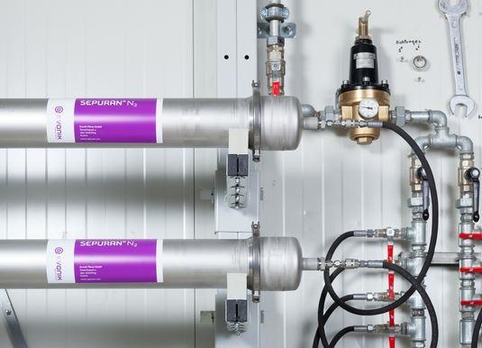Sepuran-Membranen zur Gassepration. Foto: Evonik