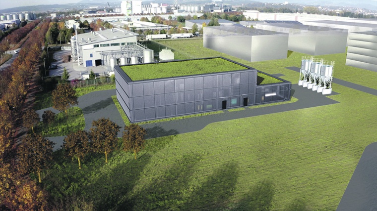 Die Biocampus Multipilot-Anlage in Straubing, eine...
