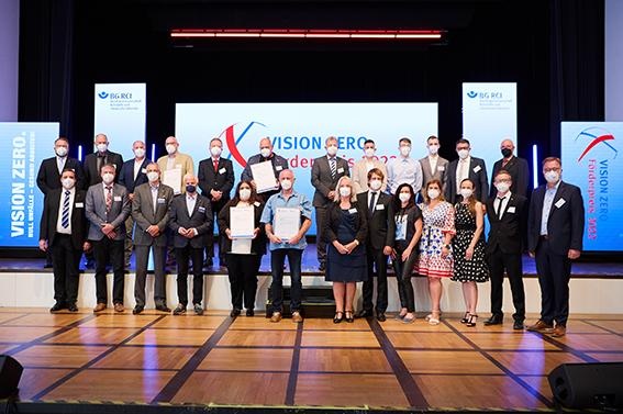Die Preisträgerinnen und Preisträger des Vision Zero-Förderpreises 2022....