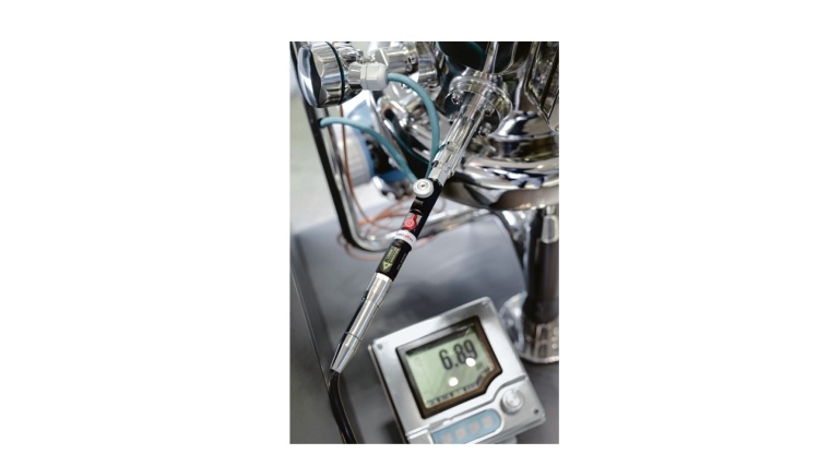 Raman-Sonde von Endress+Hauser in einem Gastankschiff. Analysesysteme auf Basis...