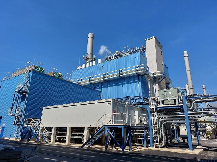 Neues Gas- und Dampfturbinenkraftwerk im Chemiepark Marl, Foto: Evonik