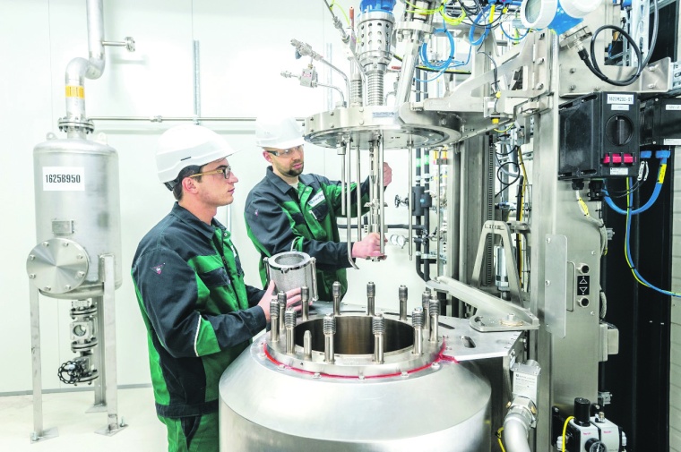 Das Fraunhofer-Zentrum für Chemisch-Biotechnologische Prozesse CBP forscht am...