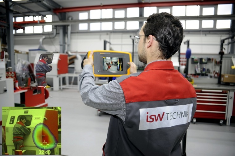 Schallkameras können Druckluftsysteme auf Leckagen überprüfen © InfraServ...