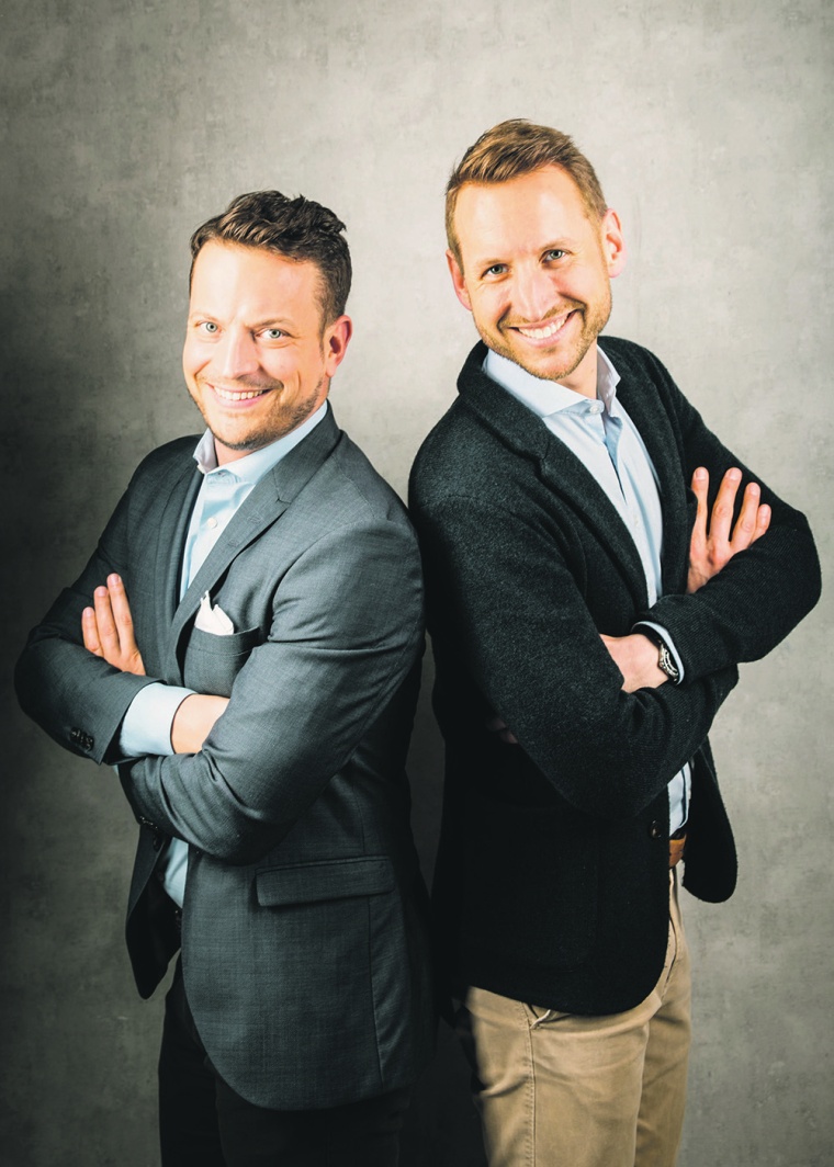 Christoph Schmidt und Kilian Schmidt, Geschäftsführer in 3. Generation,...