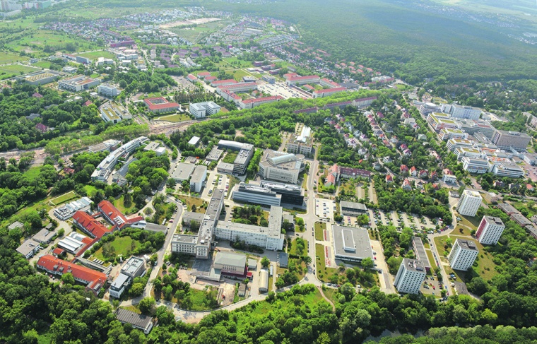 Der Weinberg-Campus in Halle zählt nach eigenen Angaben zu den zehn größten...