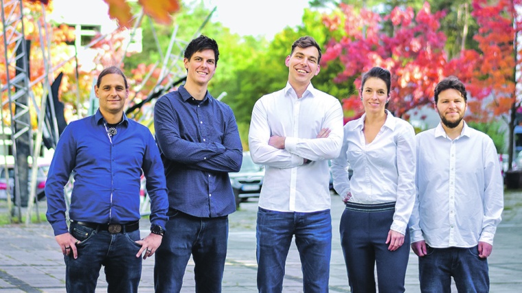 Das Team von Inline Process Solutions (IPS): Dominic Wirz, Robert Hesse, Jonas...