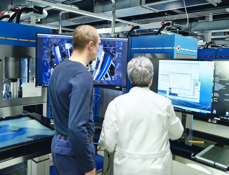 Die High-Throughput-Screening-Anlage ist einer der digitalen Bausteine, die...