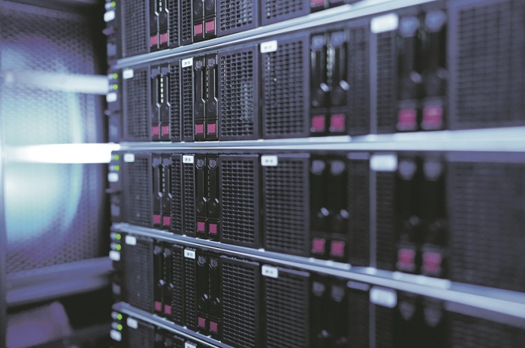 Der neue Supercomputer Quriosity der BASF mit einer Rechenleistung von 3...