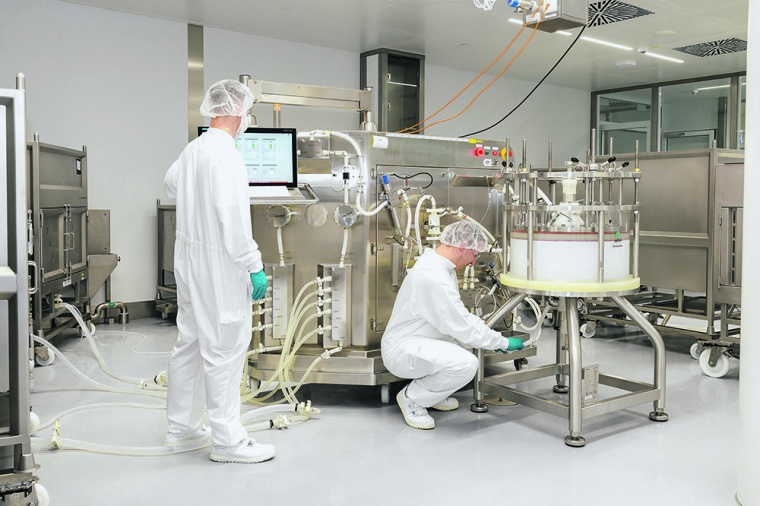 Das neue Laborgebäude von Boehringer Ingelheim in Biberach stellt dem Bereich...