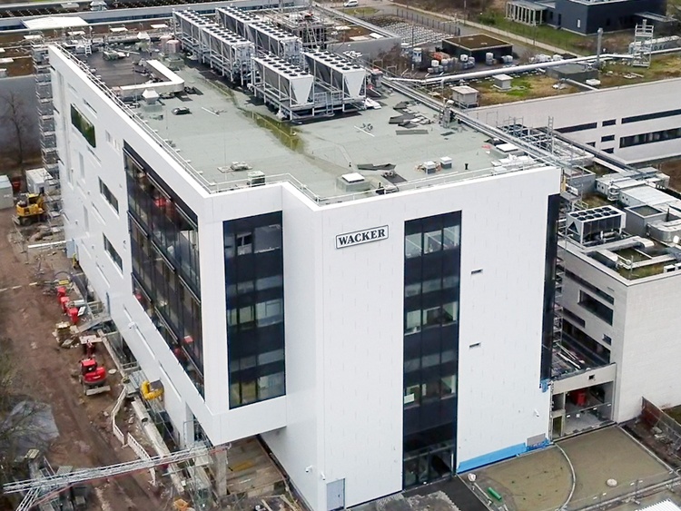 Wackers mRNA competence center in Halle, Germany. Source: Wacker