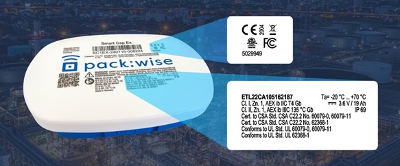 Die neu zertifizierte Packwise Smart Cap. © Packwise