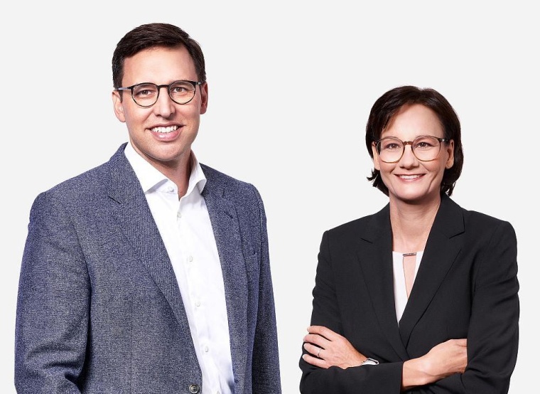 CFO Christian Rink und CEO Eva Baumann © CHT Gruppe