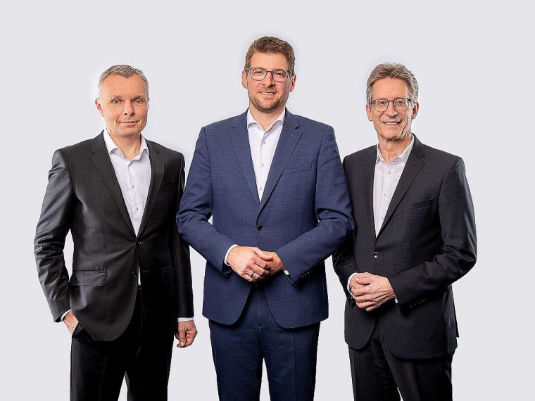 Der neue Vorstand von SGL Carbon (v.l.n.r.): Thomas Dippold, Andreas Klein und...