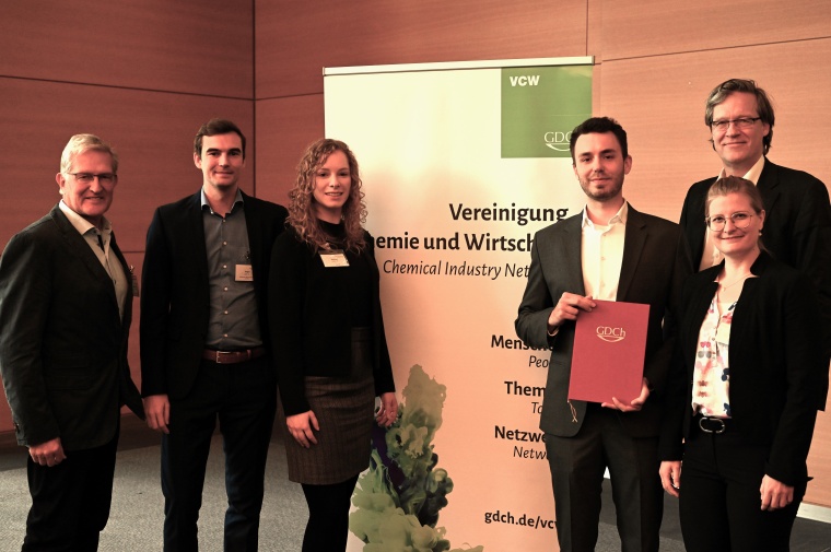 Mitglieder des Auswahlkomitees und VCW-Vorstand mit dem diesjährigen...