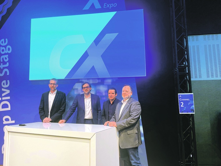 „Güterverkehr im Wandel“ (v.l.n.r.): David Werth (Schäffler), Stefan Doch...