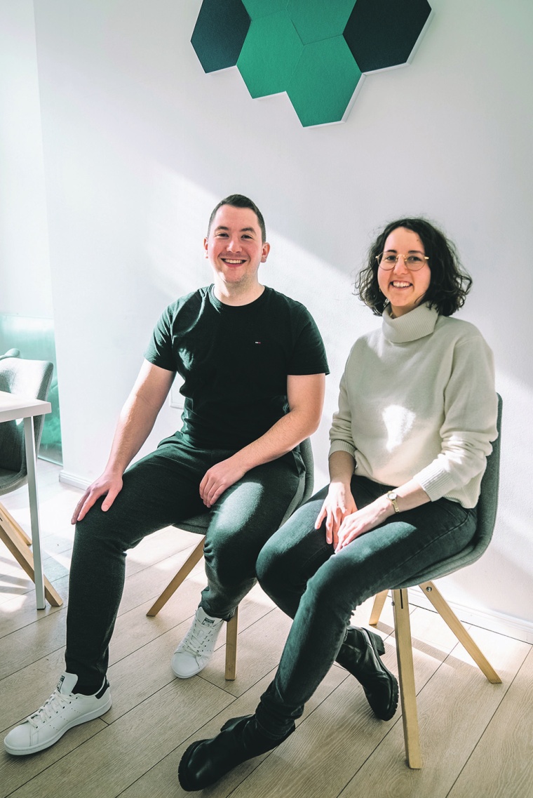Florian Tiller und Carla Glassl, Gründer, Ucaneo Biotech | ©Ucaneo