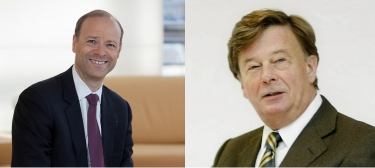 Sanofi Chief Executive Chris Viehbacher (l.) and Genzyme CEO Henri Termeer