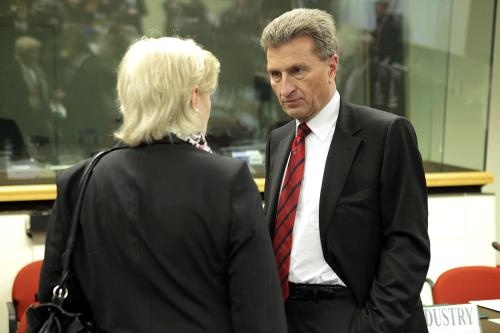 Participation of Günther Oettinger, Member of the EC in charge of Energy at...