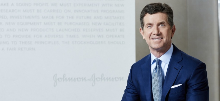 Alex Gorsky, chairman and CEO of Johnson & Johnson since 2012, will step down...