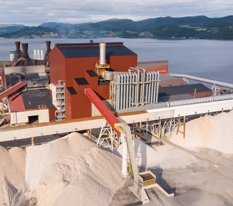 Wacker produces silicon metal in Holla, Norway. © Wacker