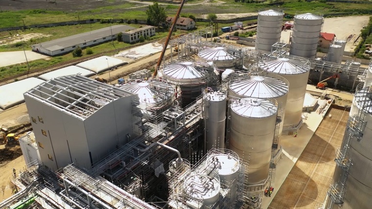 Clariants sunliquid plant is built on a 10-hectare area in Podari, Romania ©...