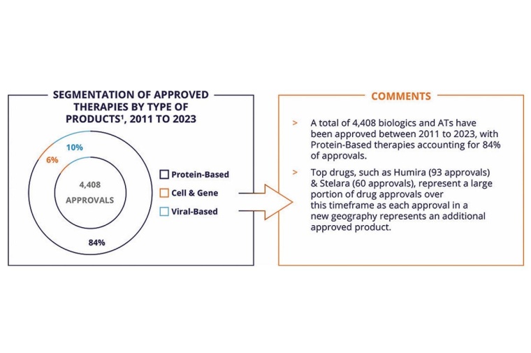 Fig. 3: Most approved products fall in the Protein-based category, still...