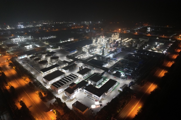 Orion opens its new carbon black facility in Huaibei, China. © Orion S.A.