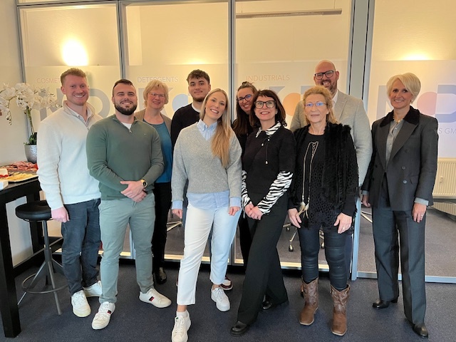 NCD Ingredients Team with Valerie Lepoultel, Vice President of Personal Care...