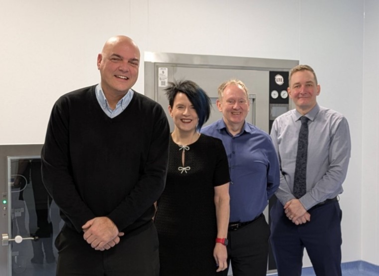 Left to right: Upperton executives Paul Kelsall (Director of Clinical...