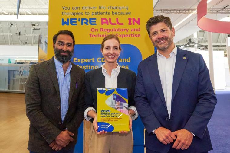 A group photo of the winners