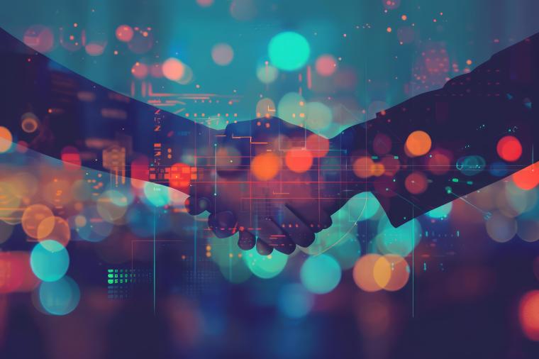 Banner for economic and business growth focusing on globalization and strategic...