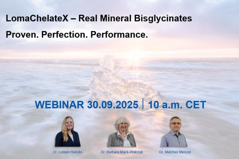 LomaChelateX: Real Mineral Bisglycinates – Join our Webinar