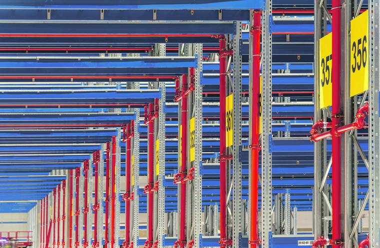 Dachser_Gefahrstofflager Rastatt_CM1025: Das Gefahrstofflager von Dachser in...