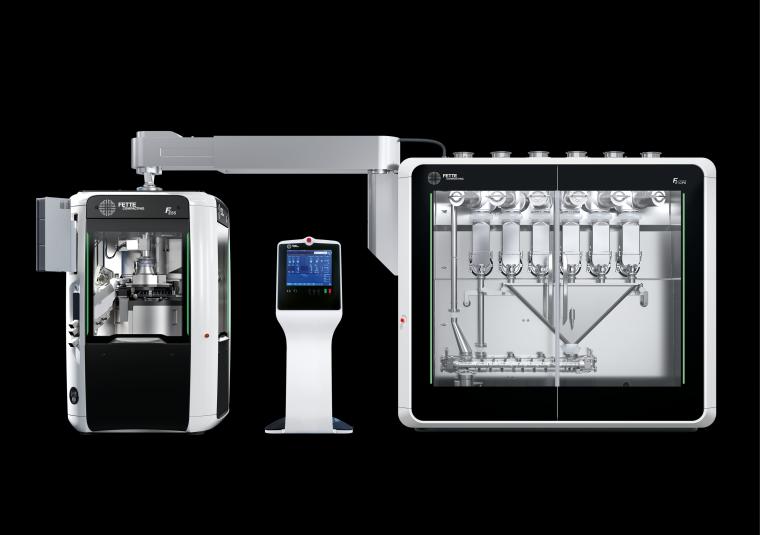 Abb. 1: Kontinuierliche Direktverpressungsanlage bestehend aus dem...