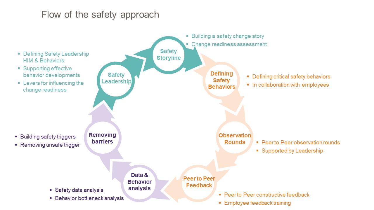Flow of the safety approach