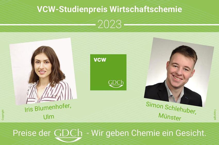 VCW-Studienpreis Wirtschaftschemie 2023